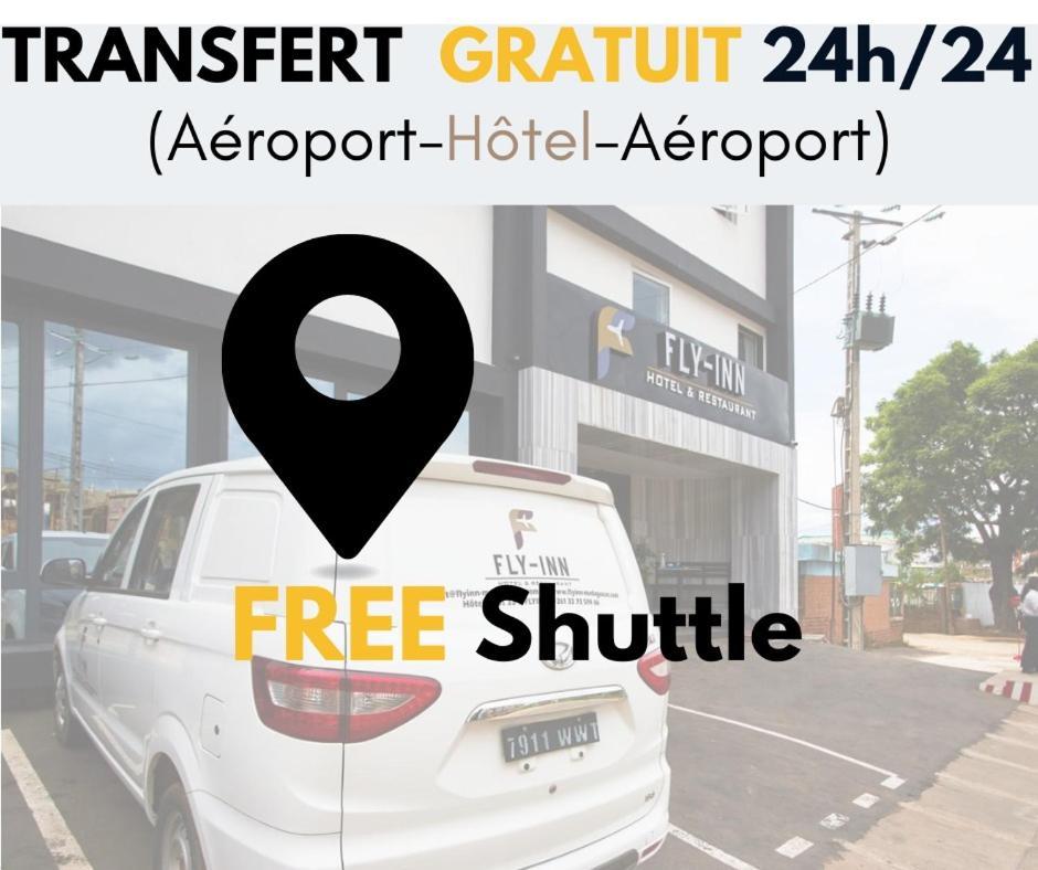 Fly Inn Madagascar Hotel - Navette Gratuite H24 - A 300M De L'Aeroport International Ivato-Antananarivo Ivato  Eksteriør billede